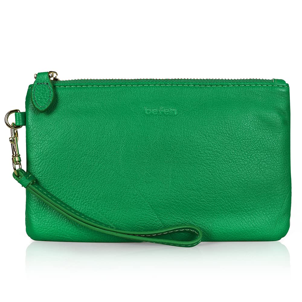 Befen Leather RFID Wristlet Wallet