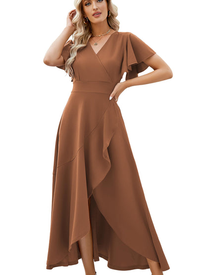 Women's Long Black Cocktail Dress