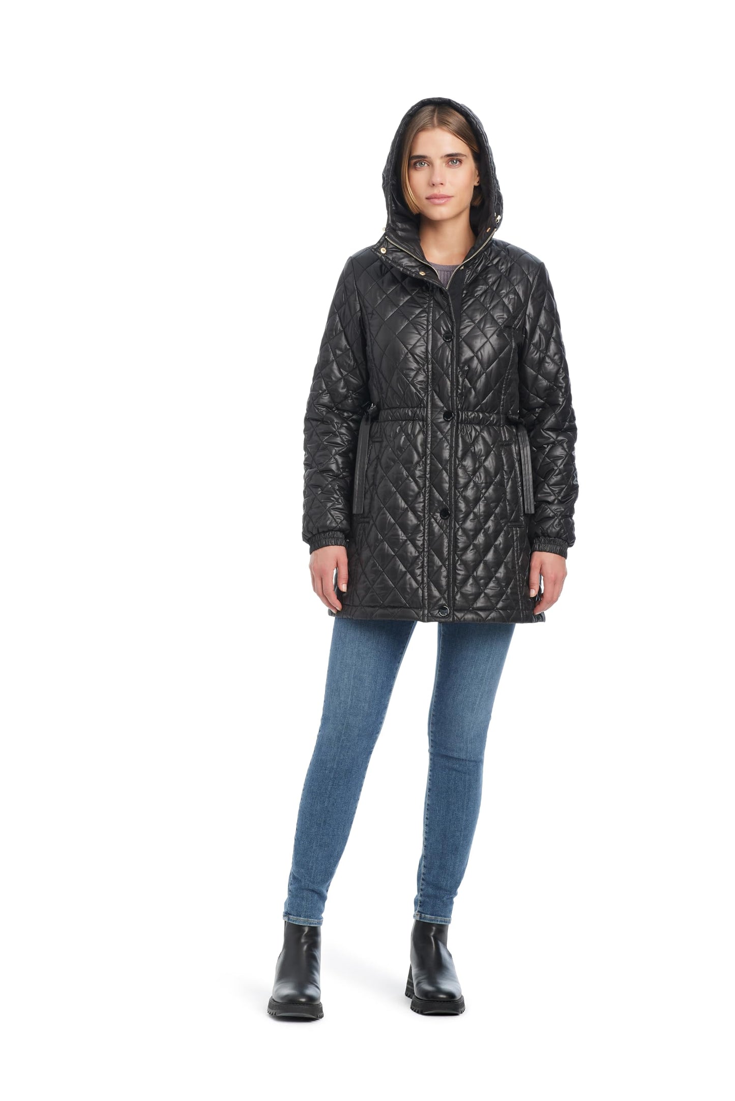 Kate Spade Quilted Hooded Jacket