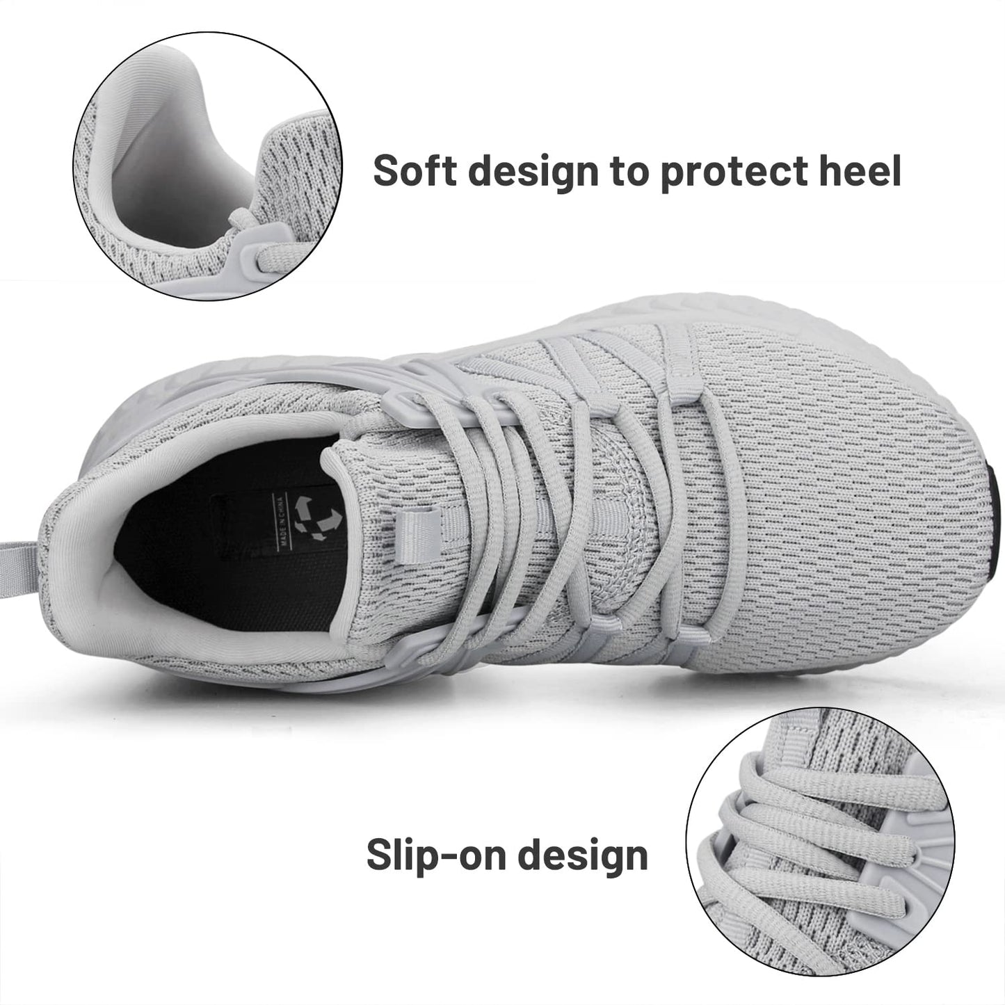 Abboos Women's Slip-On Sneakers