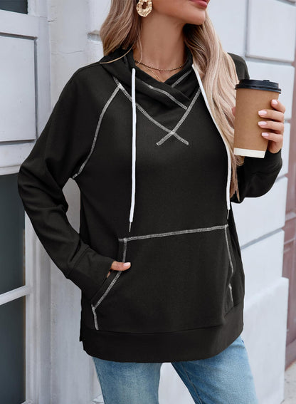 SHEWIN Women's Hooded Sweatshirt