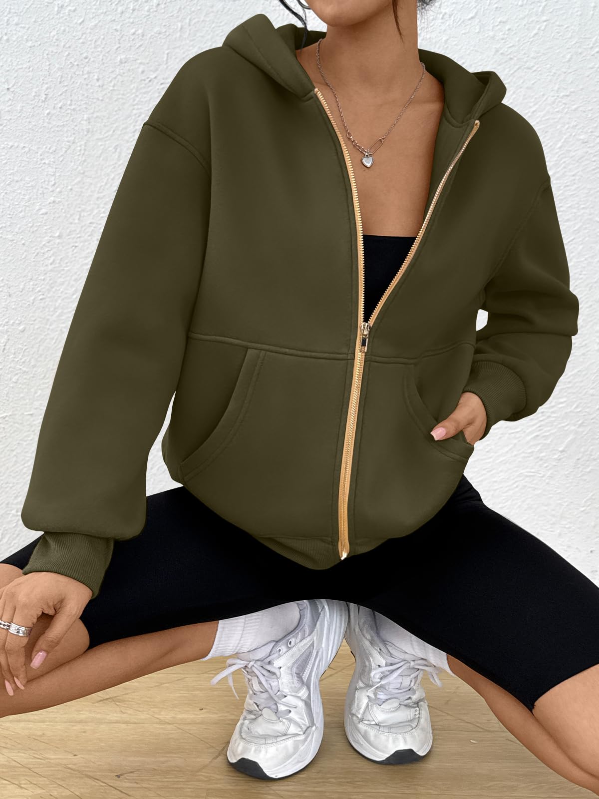 Trendy Queen Cropped Hoodie