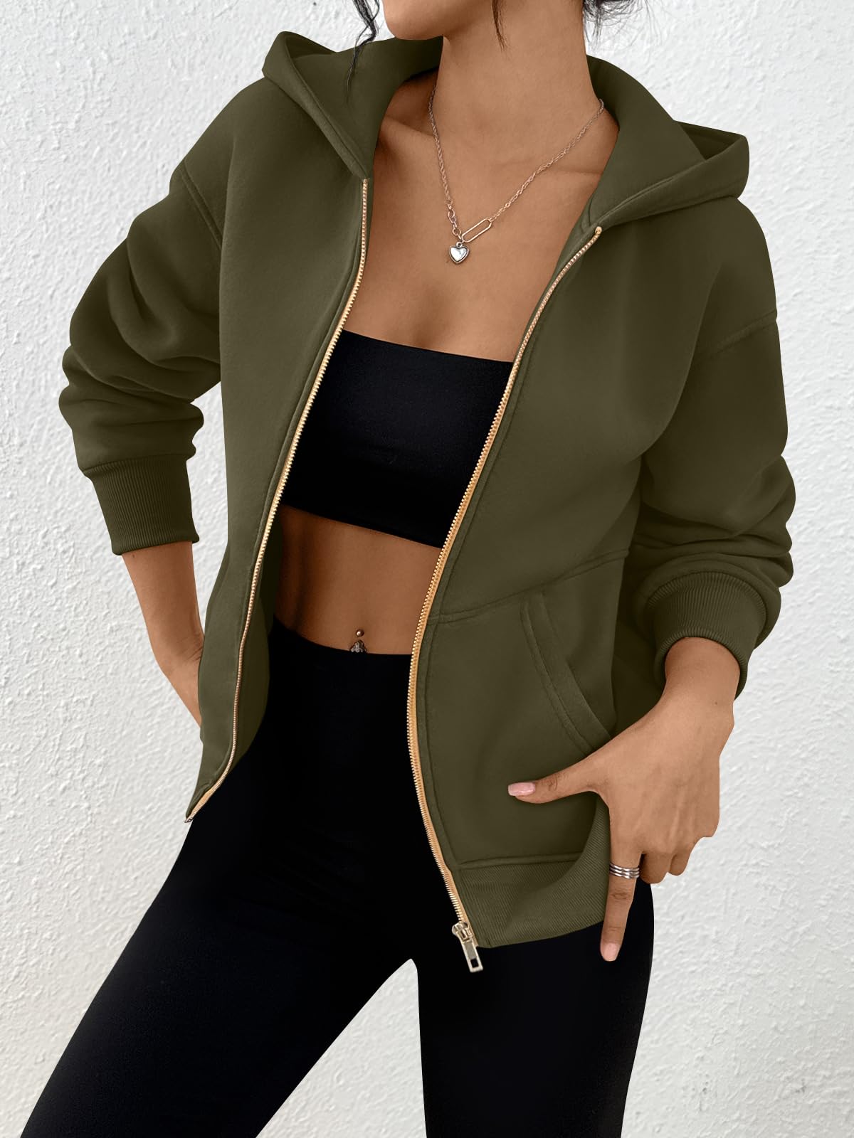 Trendy Queen Cropped Hoodie