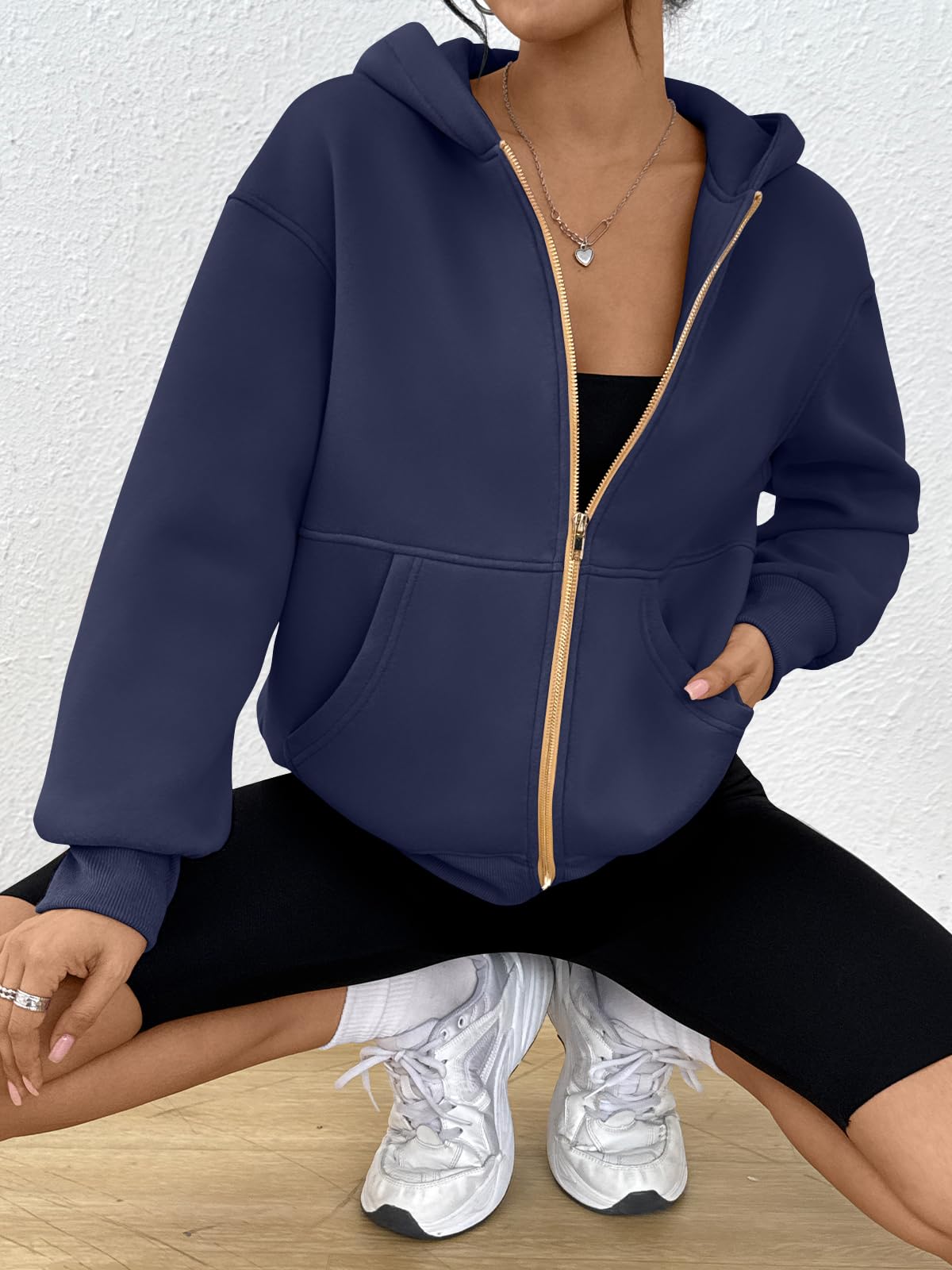 Trendy Queen Cropped Hoodie