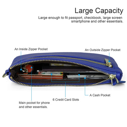 Befen Leather RFID Wristlet Wallet