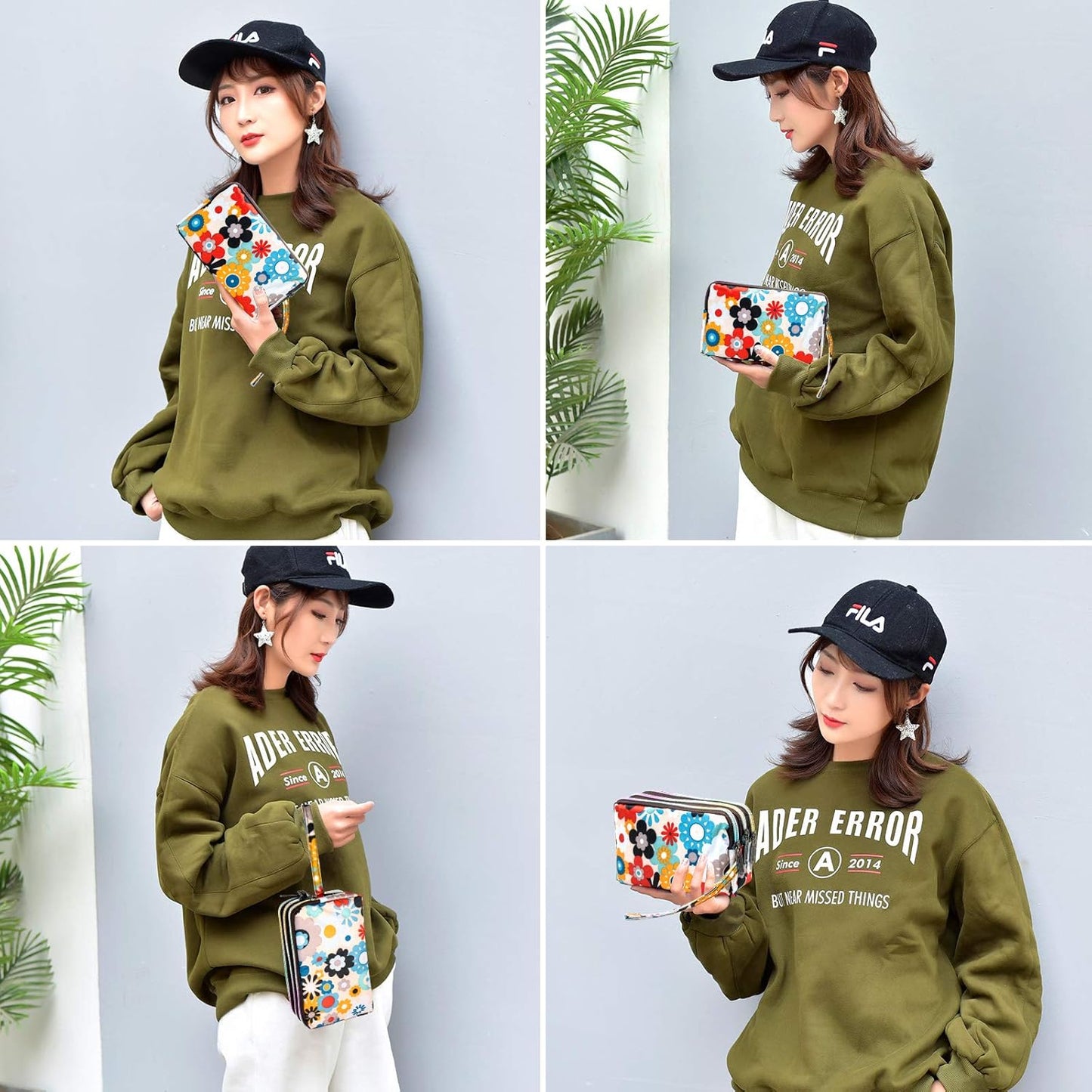 BIAOTIE Nylon Wristlet Wallet