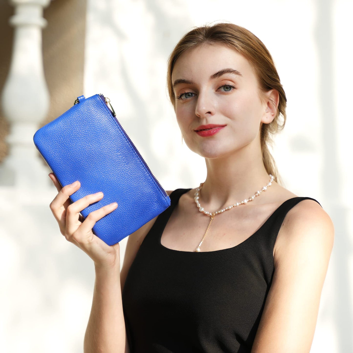 Befen Leather RFID Wristlet Wallet