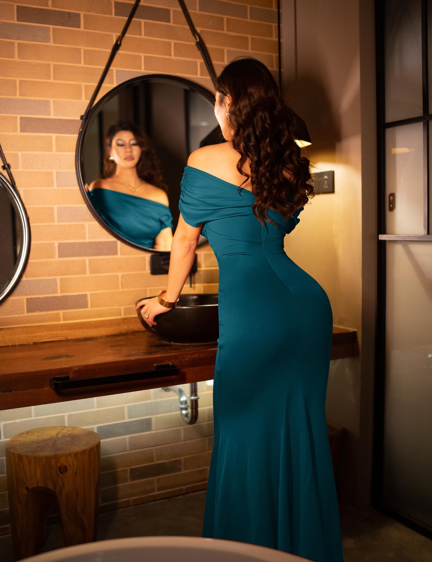 Women's Off-Shoulder Bodycon Dress