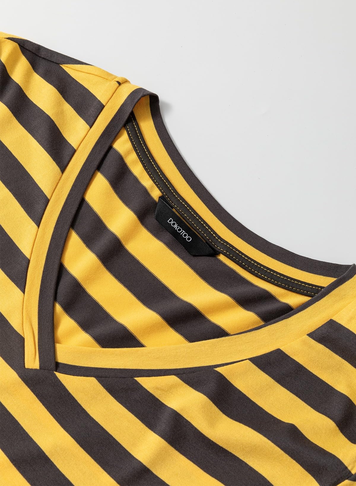 Dokotoo Women's Striped Maxi Dress