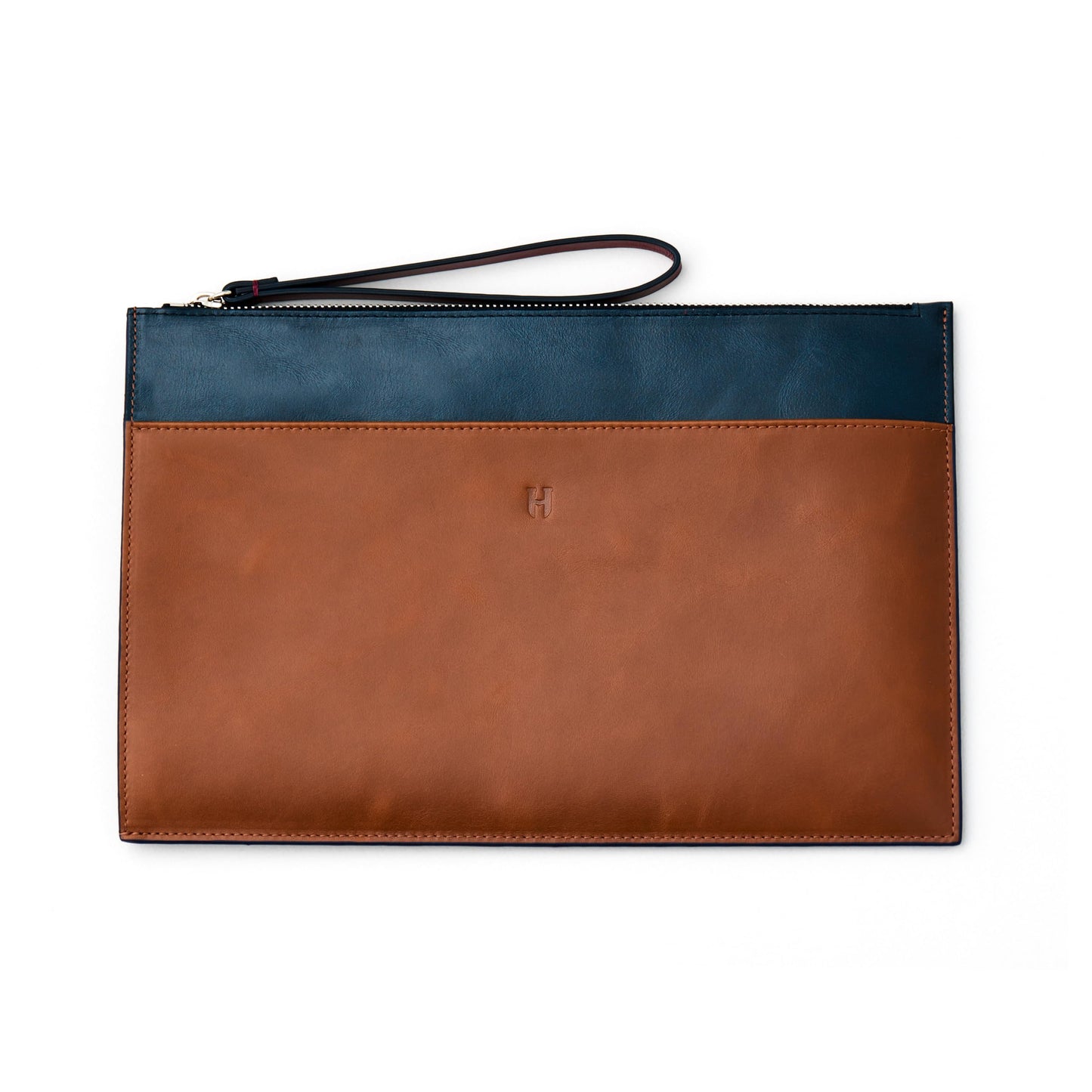 Leather RFID Wristlet Clutch