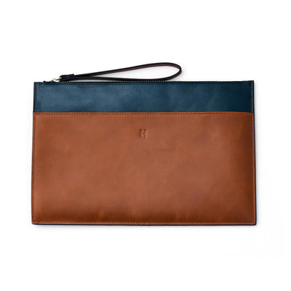 Leather RFID Wristlet Clutch