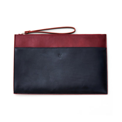 Leather RFID Wristlet Clutch