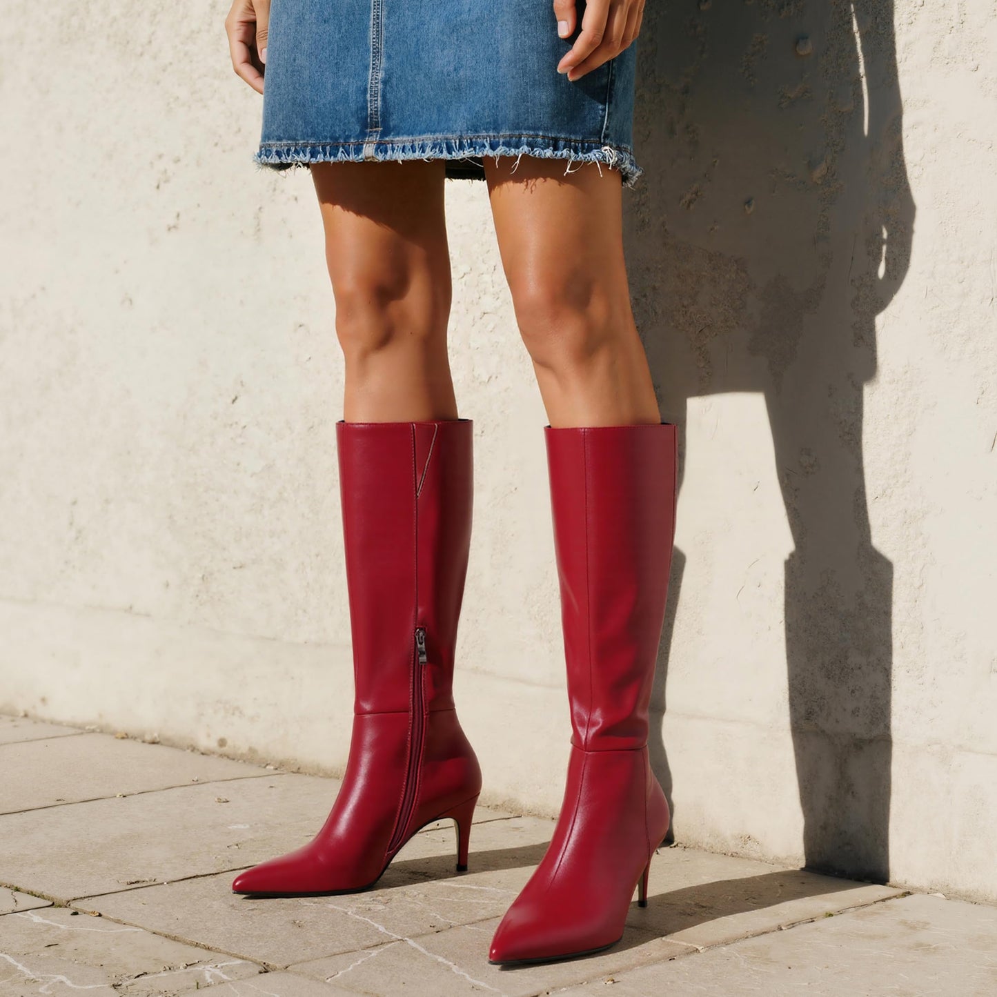 Women's Knee-High Stiletto Boots