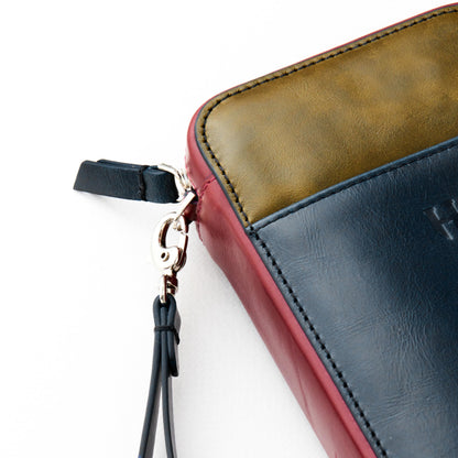 Full-Grain Leather RFID Wristlet