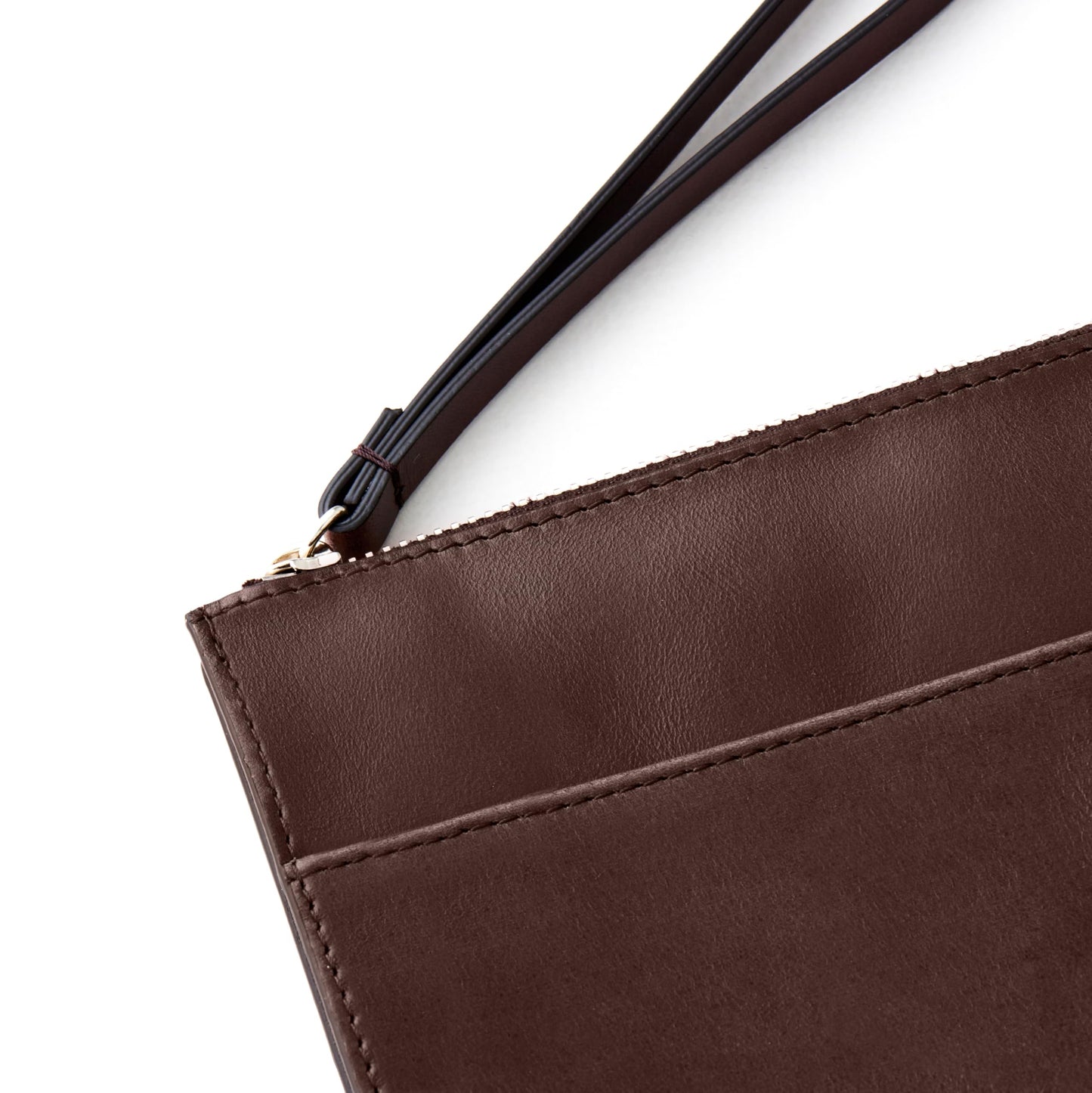 Leather RFID Wristlet Clutch