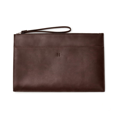 Leather RFID Wristlet Clutch