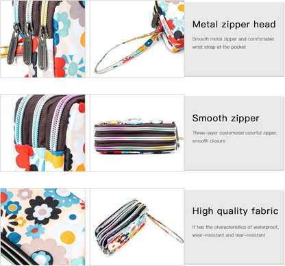 BIAOTIE Nylon Wristlet Wallet