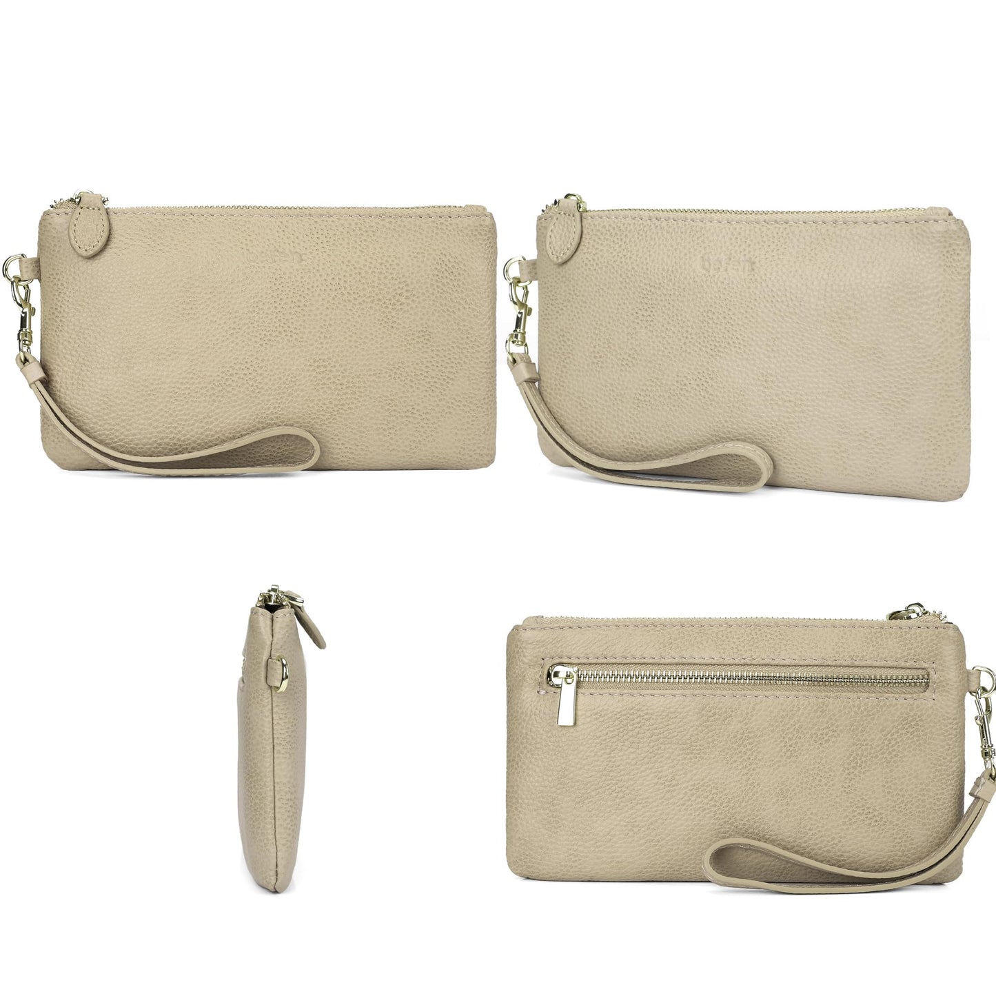 Befen Leather RFID Wristlet Wallet