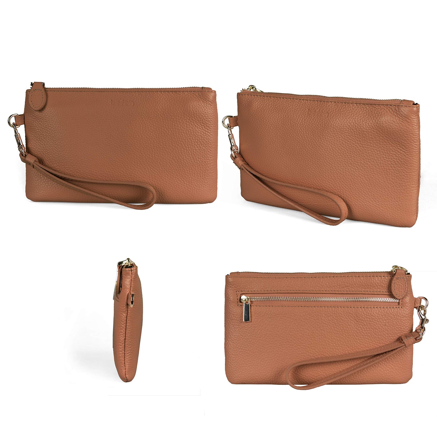 Befen Leather RFID Wristlet Wallet