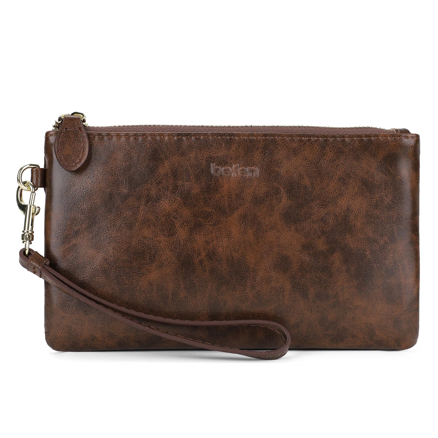 Befen Leather RFID Wristlet Wallet