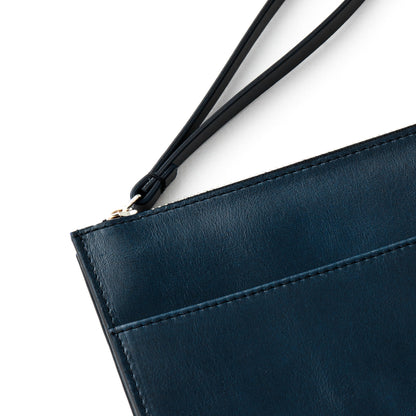 Leather RFID Wristlet Clutch