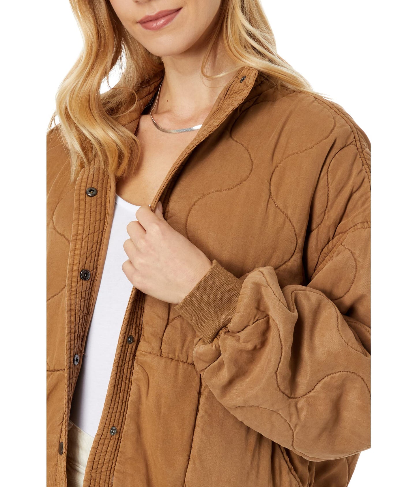 BLANKNYC Tencel Quilted Jacket