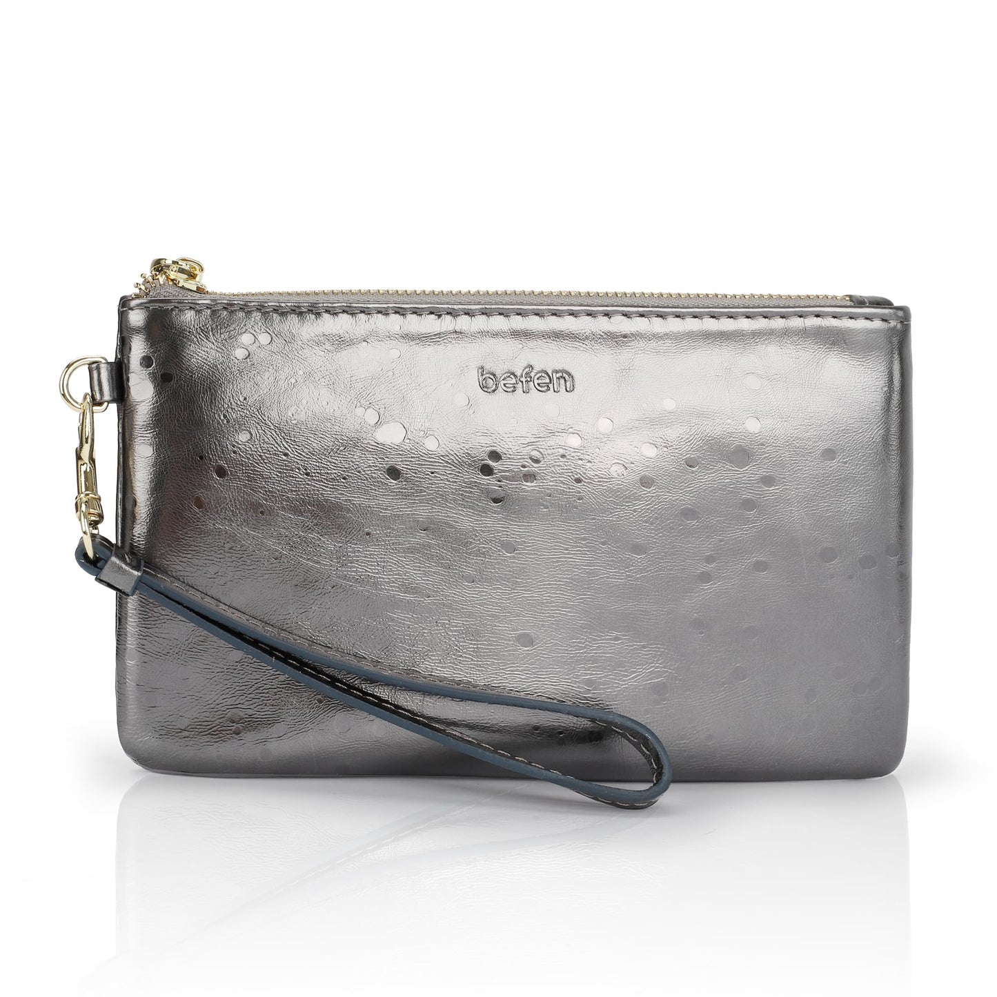 Befen Leather RFID Wristlet Wallet