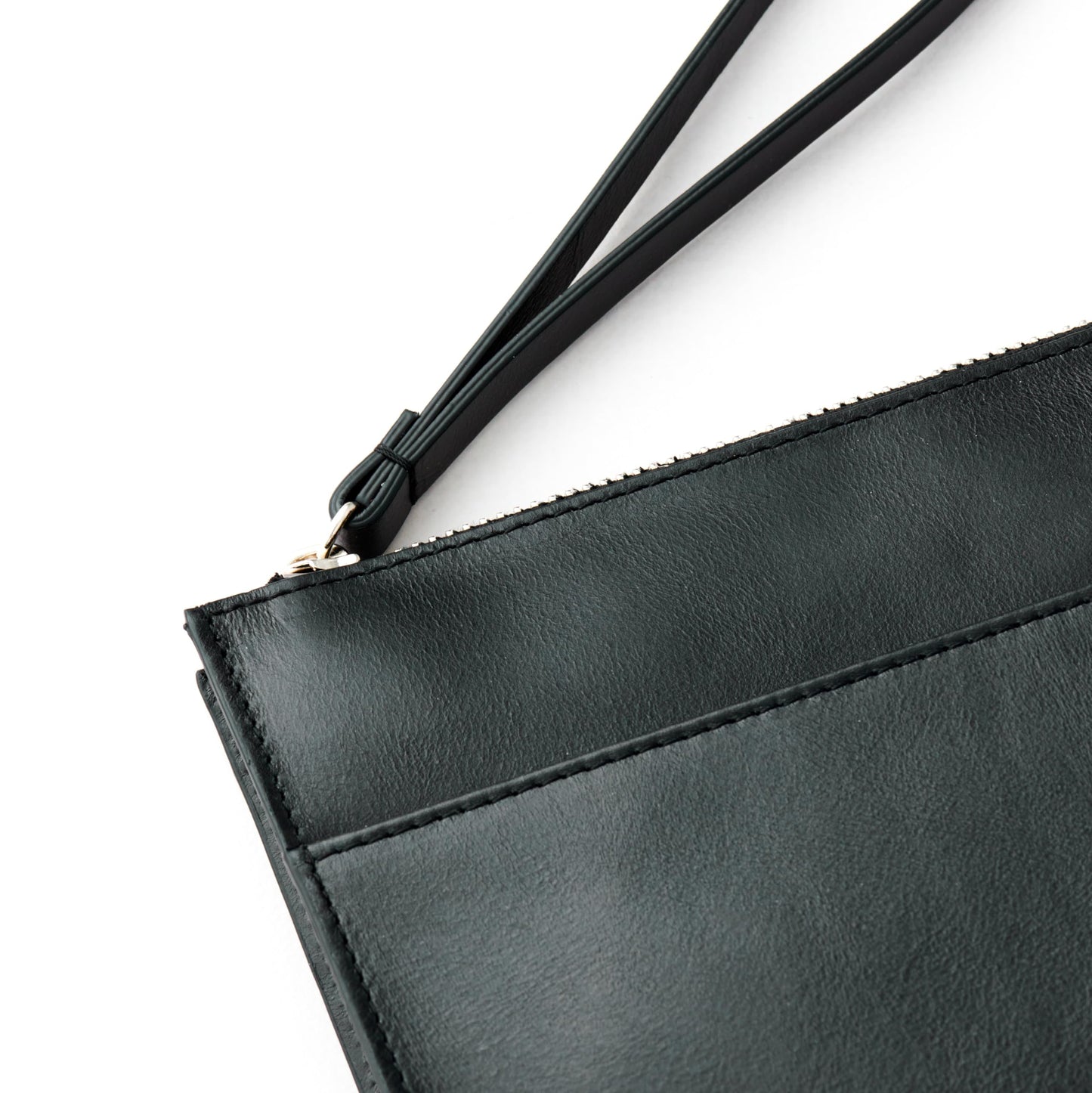 Leather RFID Wristlet Clutch
