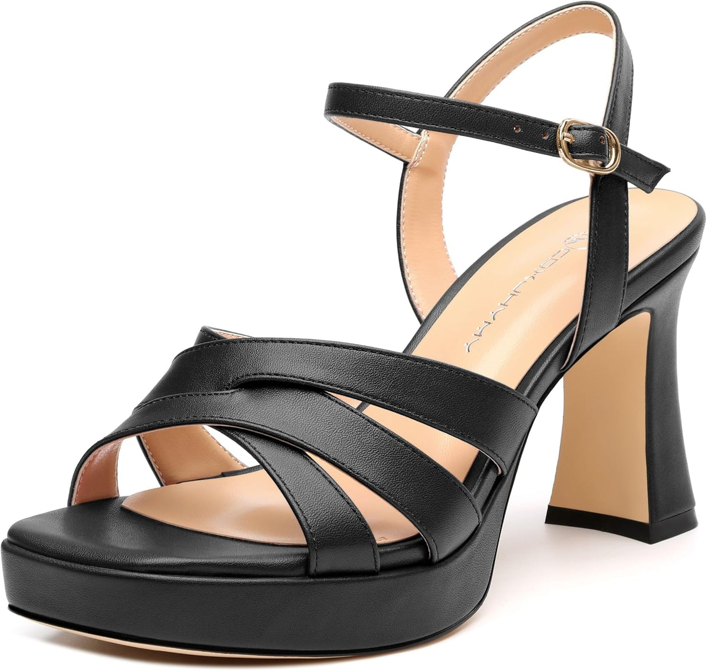 Women's Chunky Heel Sandals – 3.3"