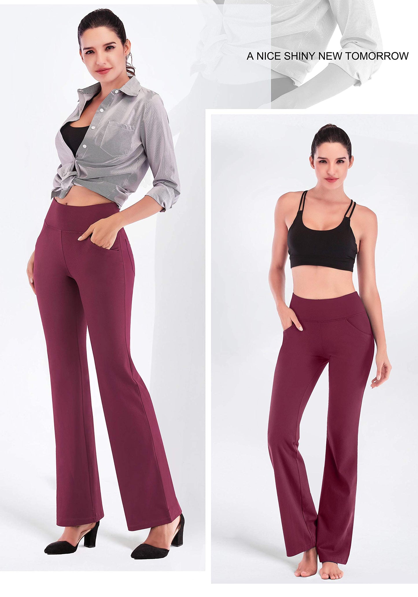 IUGA Women's Wide Leg Yoga Pants