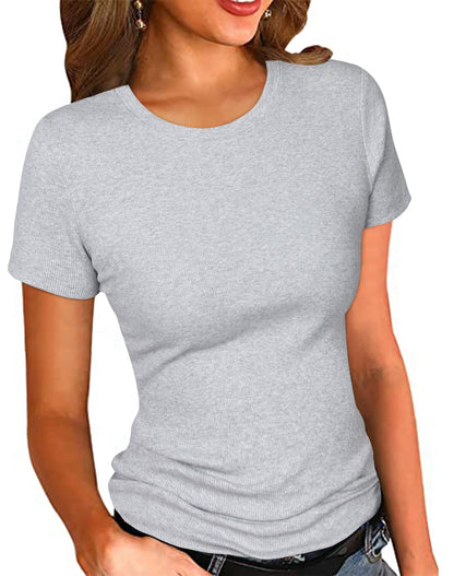 PALINDA Women’s Ribbed T-Shirt
