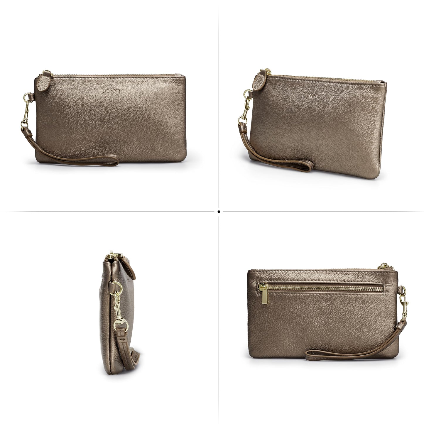 Befen Leather RFID Wristlet Wallet