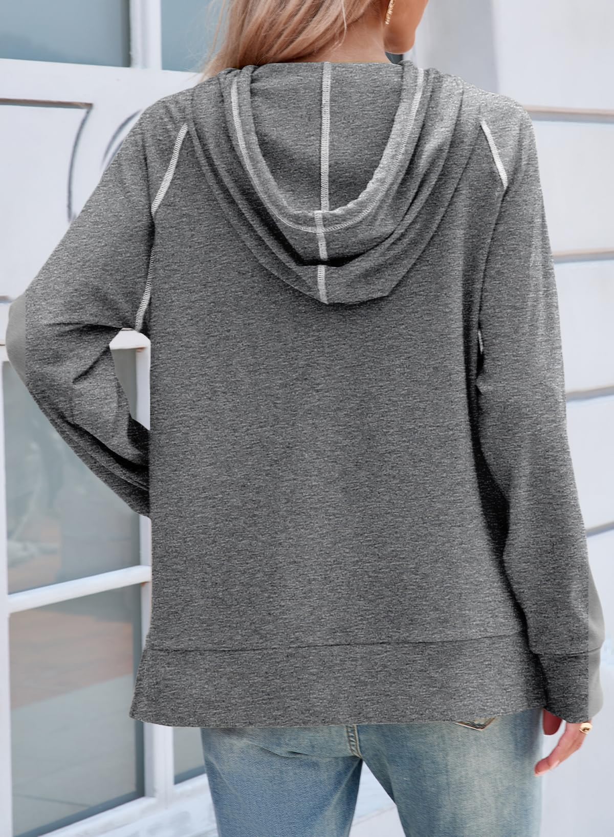 SHEWIN Women's Hooded Sweatshirt