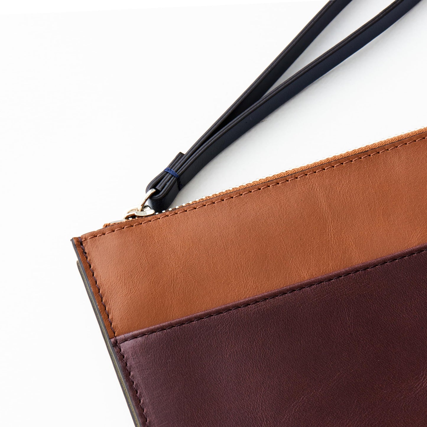 Leather RFID Wristlet Clutch
