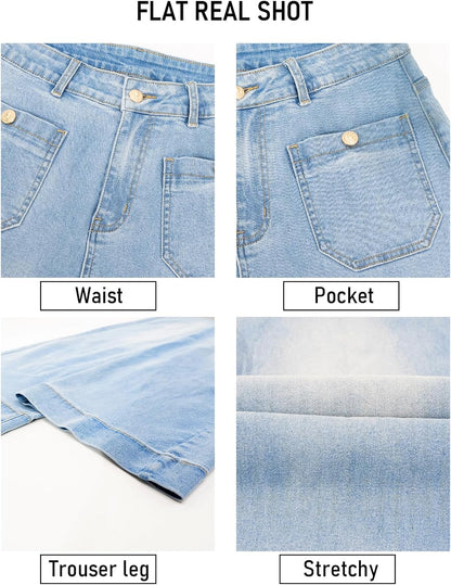 Women’s High Waist Wide Leg Jeans