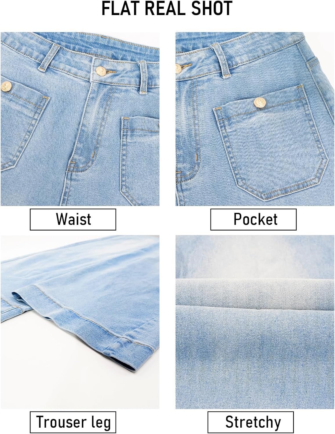 Women’s High Waist Wide Leg Jeans