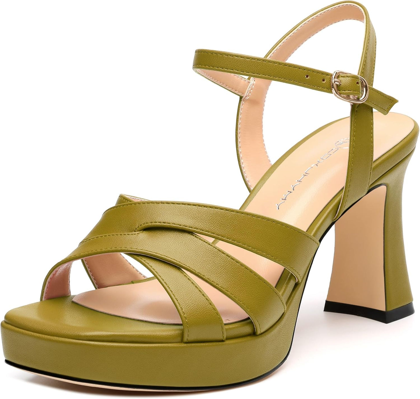 Women's Chunky Heel Sandals – 3.3"