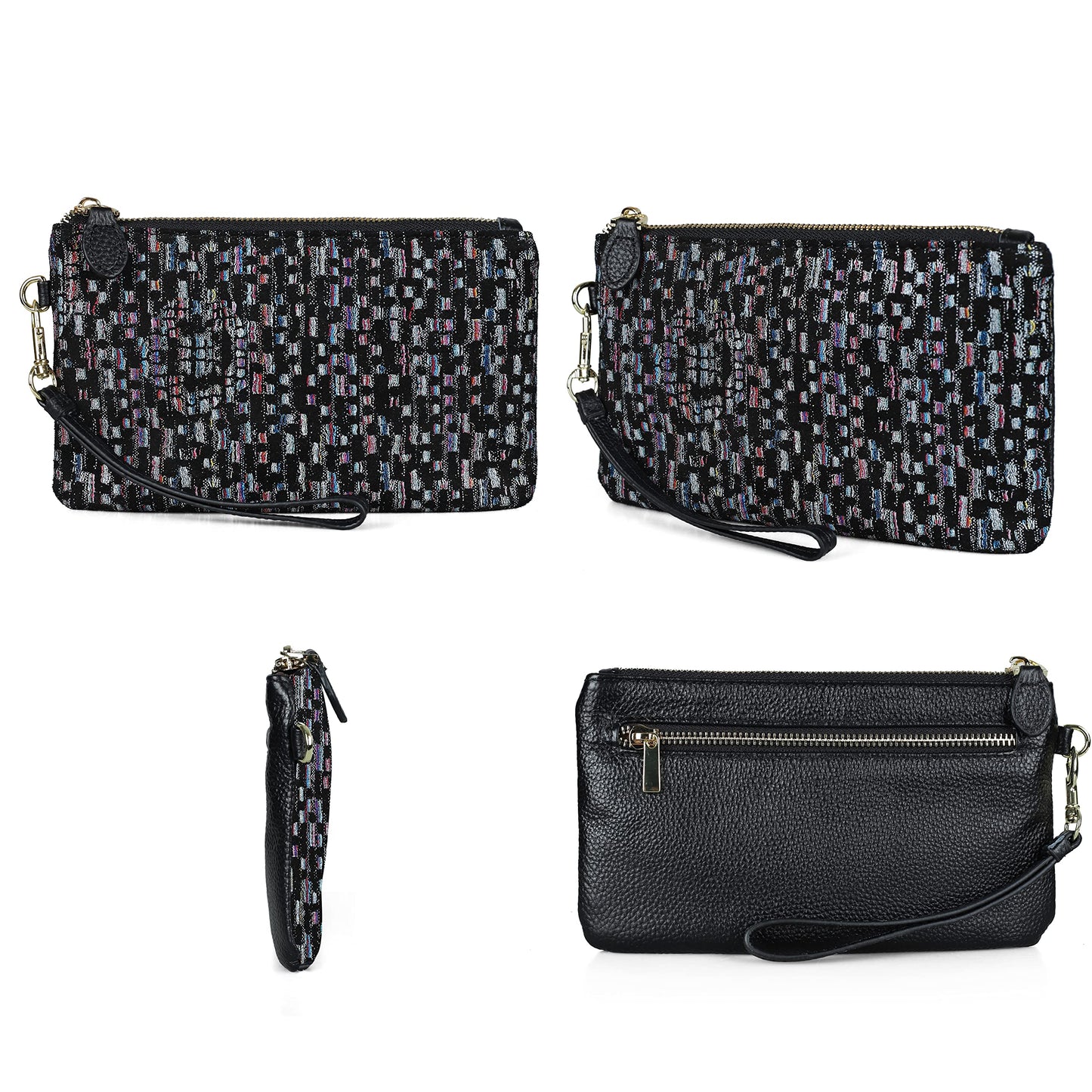 Befen Leather RFID Wristlet Wallet