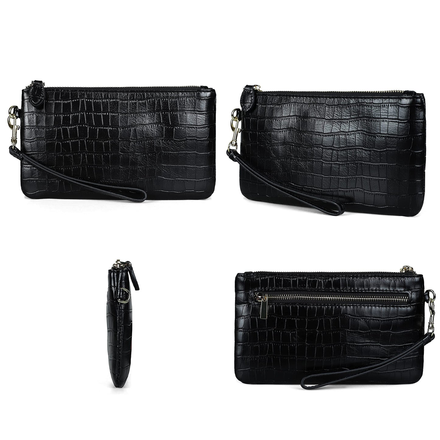 Befen Leather RFID Wristlet Wallet