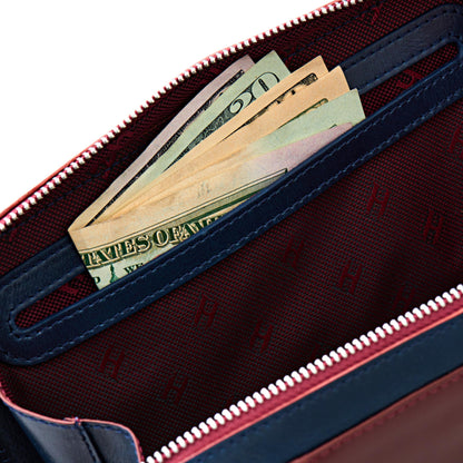 Full-Grain Leather RFID Wristlet