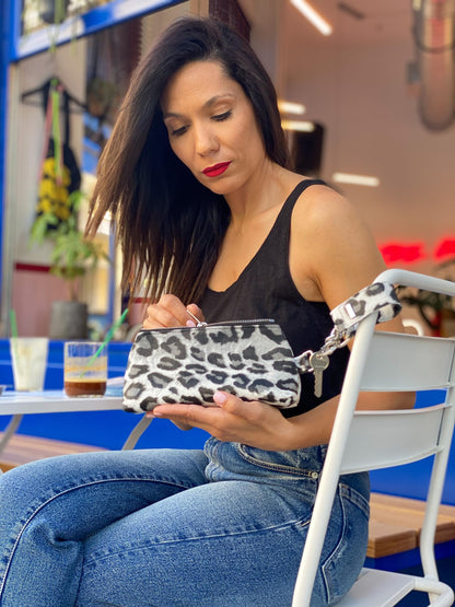 2-Piece Vegan Leather Wristlet Set