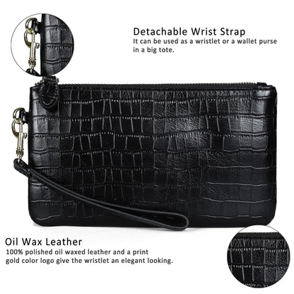 Befen Leather RFID Wristlet Wallet